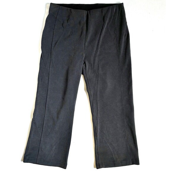 Lululemon Ribbed Softstreme Capri Pant Size 10 Large Women’s Pull On Grey - Picture 1 of 9